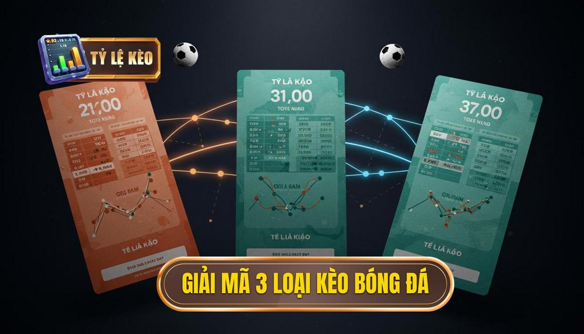 Cách đọc tỷ lệ kèo bóng đá: Phân tích chuyên sâu các loại kèo phổ biến 1 Phần 1_ Giải mã ba loại kèo bóng đá cốt lõi