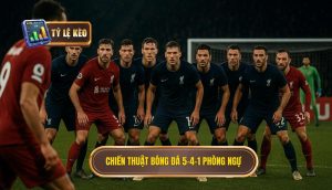 Chiến thuật bóng đá 5-4-1 phòng ngự